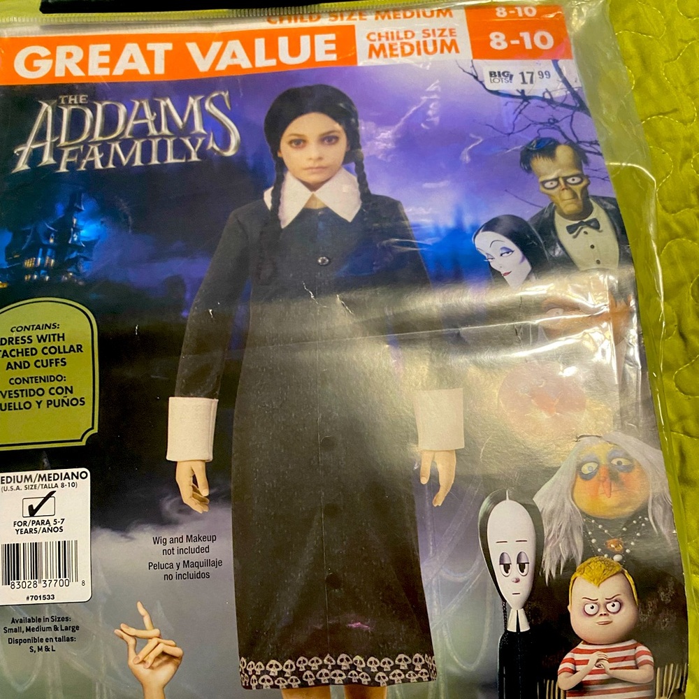 New Wednesday Adams costume